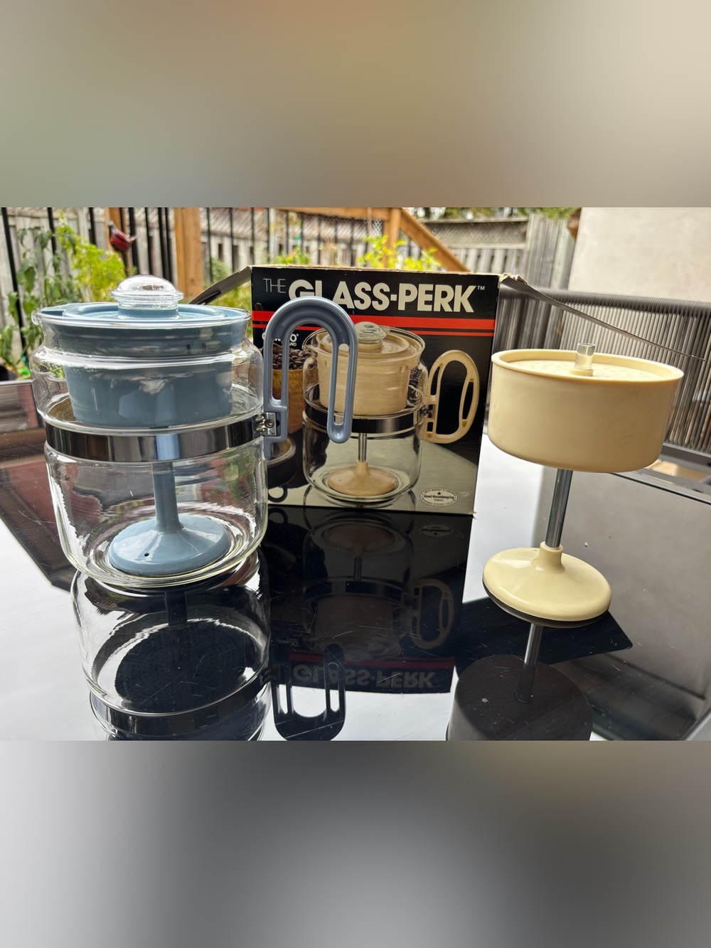 VTG Gemco "The Glass-Perk"
Stovetop Coffee Percolator (4-8
Cup) + Extras!